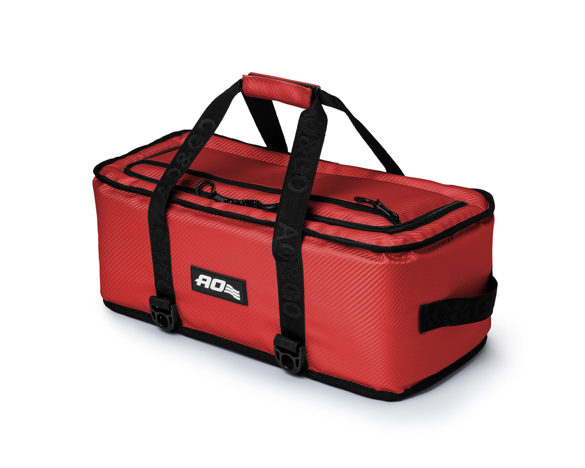 24 Can Carbon Stow-N-Go Cooler - Lava Red