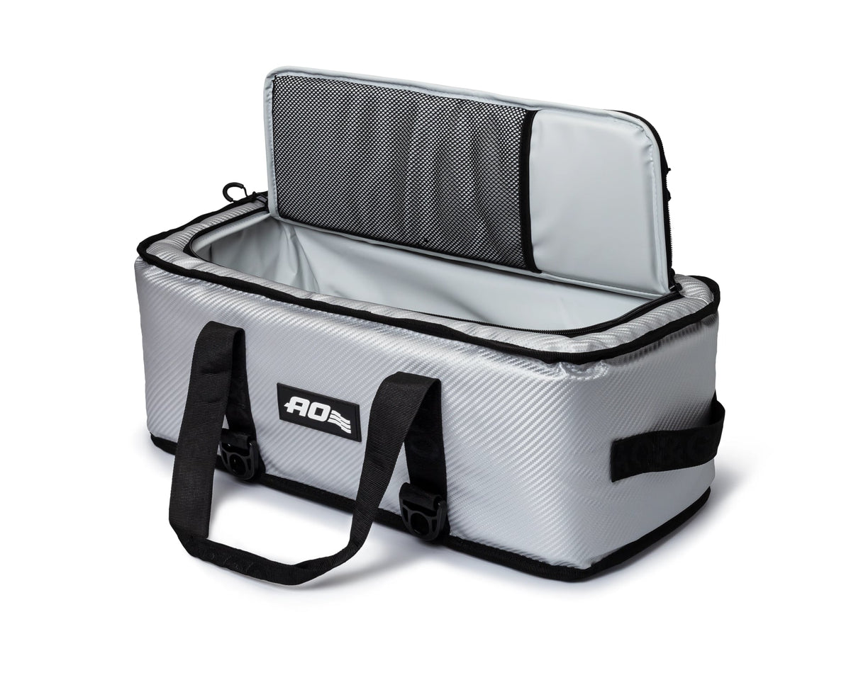 24 Can Carbon Stow-N-Go Cooler - Silver