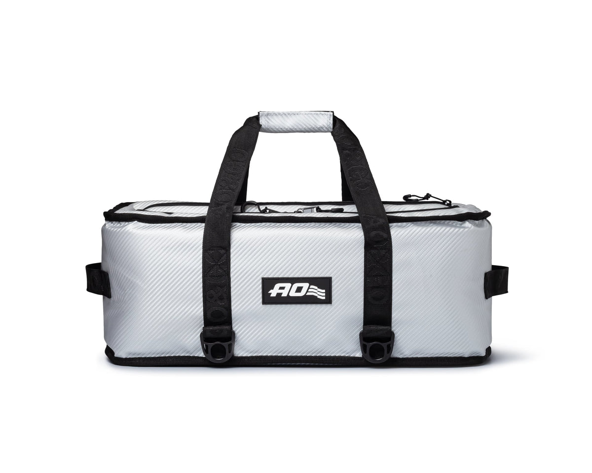 24 Can Carbon Stow-N-Go Cooler - Silver