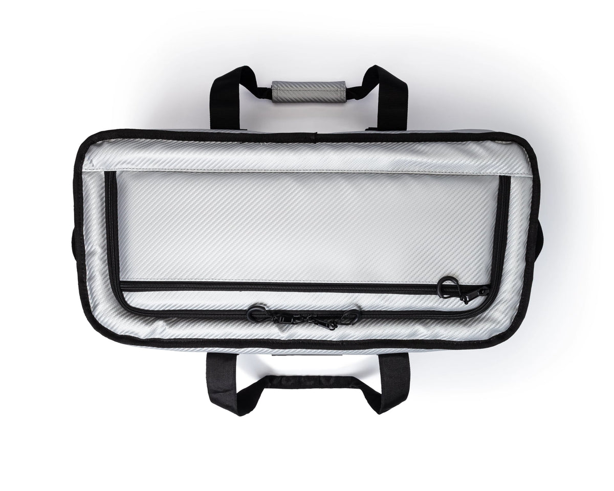24 Can Carbon Stow-N-Go Cooler - Silver