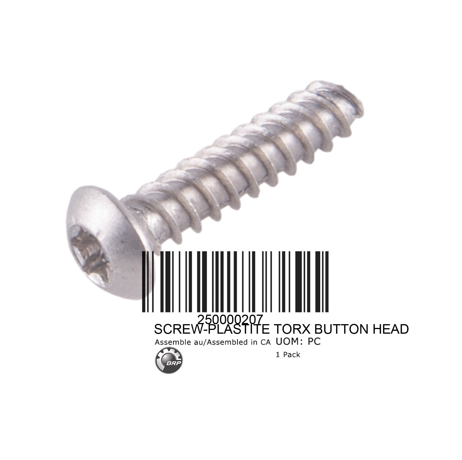 SCREW-PLASTITE TORX BUTTON HEAD