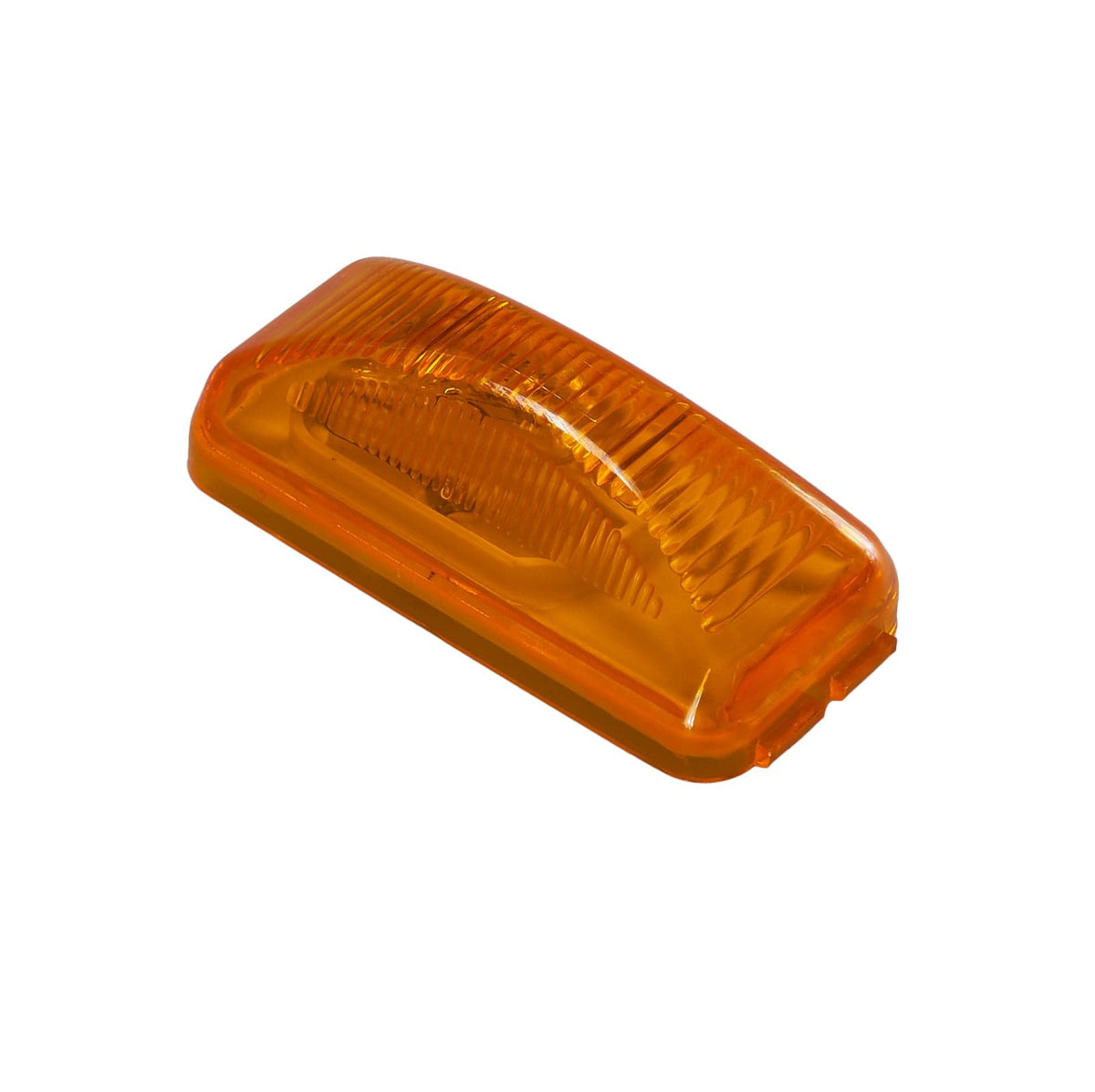 LED Clearance Light Amber Chrome Bezel