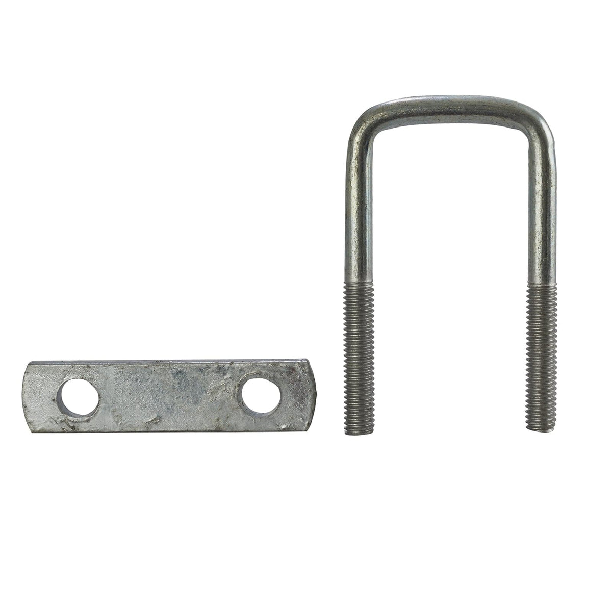 Trailer U-Bolts With Frame Straps 2-1/8&quot;x4&quot; &amp; 4&quot; Straps