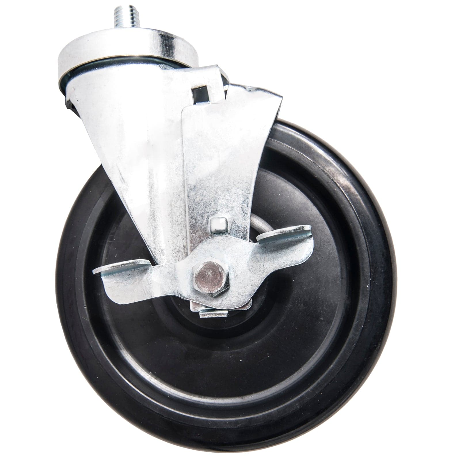 Caster Swivel Brake - 6 Inch, 1/2 Stud, 13 TPI