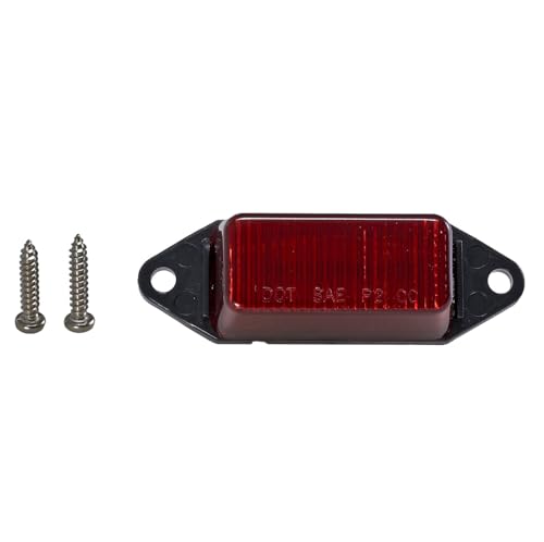 SBT Rectangular clearance marker red Led trailer light