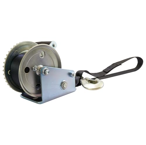 SBT Watercraft Superstore 900lb Winch with Strap and Bow Loop