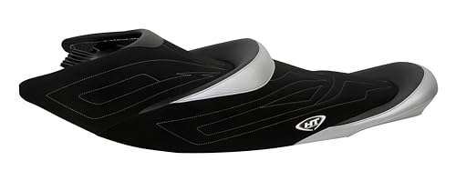 Hydro-Turf Premier Seat Cover for Yamaha10-14 VX CRUISER (Black/Silver)