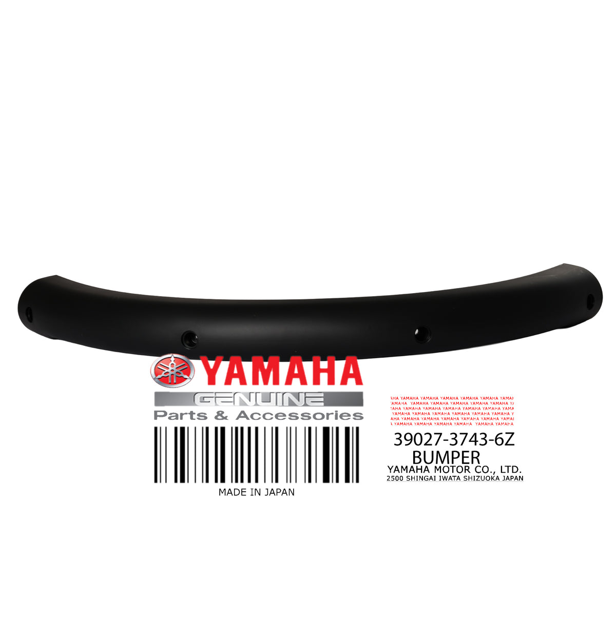 39027-3743-6Z BUMPER FRONT F. BLACK