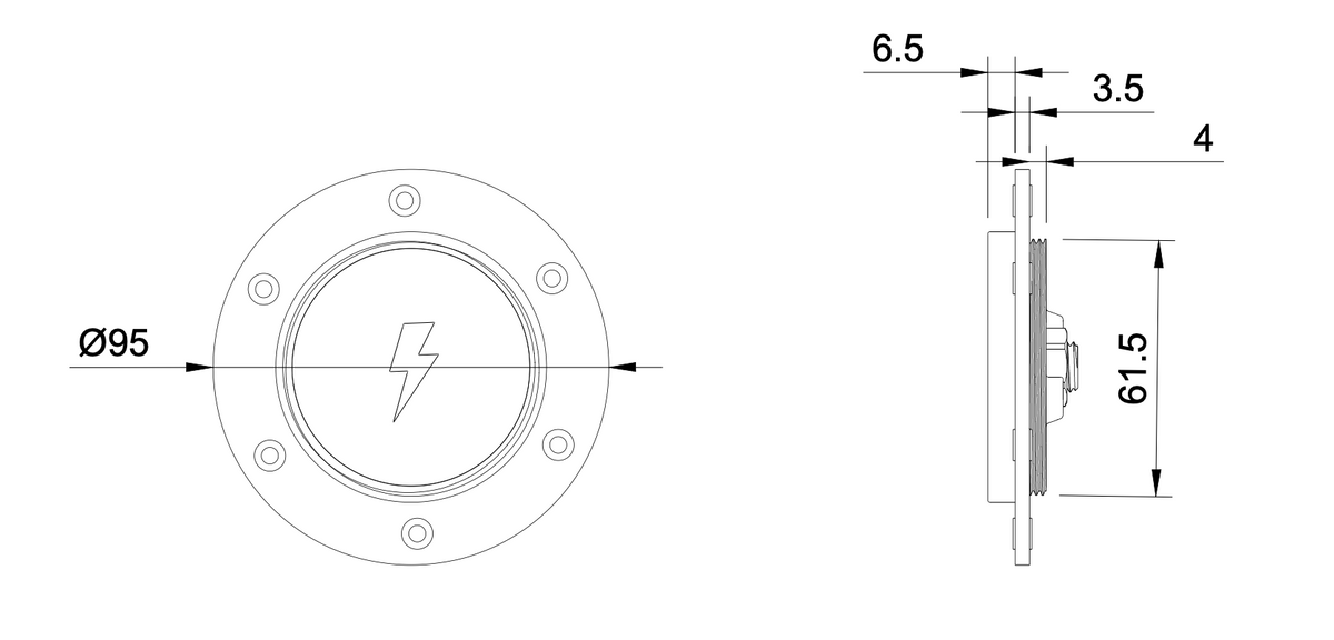 AquaAmp 400 Series Waterproof Wireless Charger