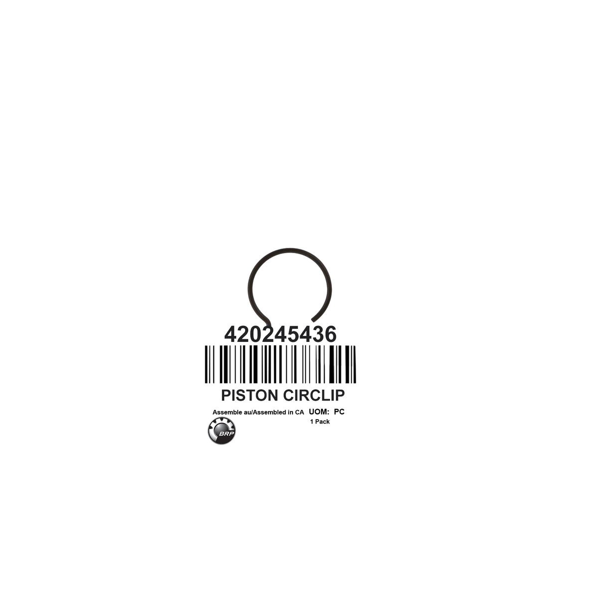 420245436 PISTON CIRCLIP
