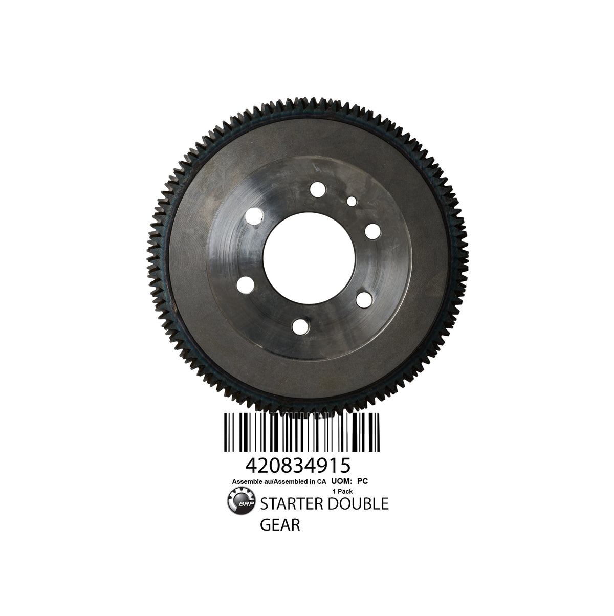 420834915 STARTER DOUBLE GEAR 117/86 TOOTH