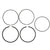 Ring Set for Sea-Doo 420890385 GTX LTD 300, RXP X 300, RXT X 300, GTX 300