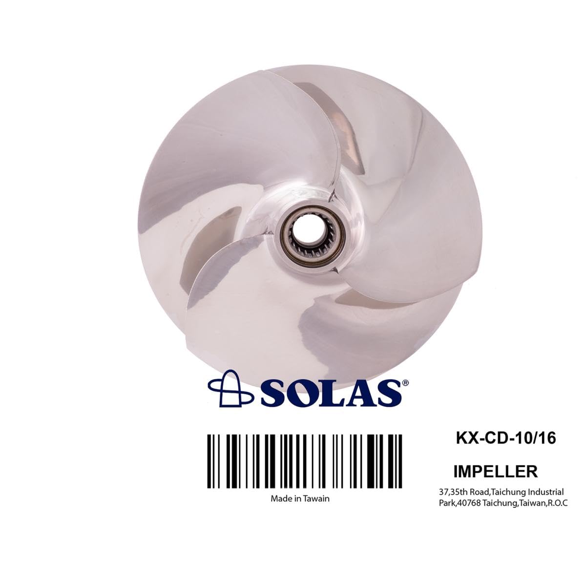 Solas Concord Series Impeller compatible with Kawasaki Ultra LX 2008-2015