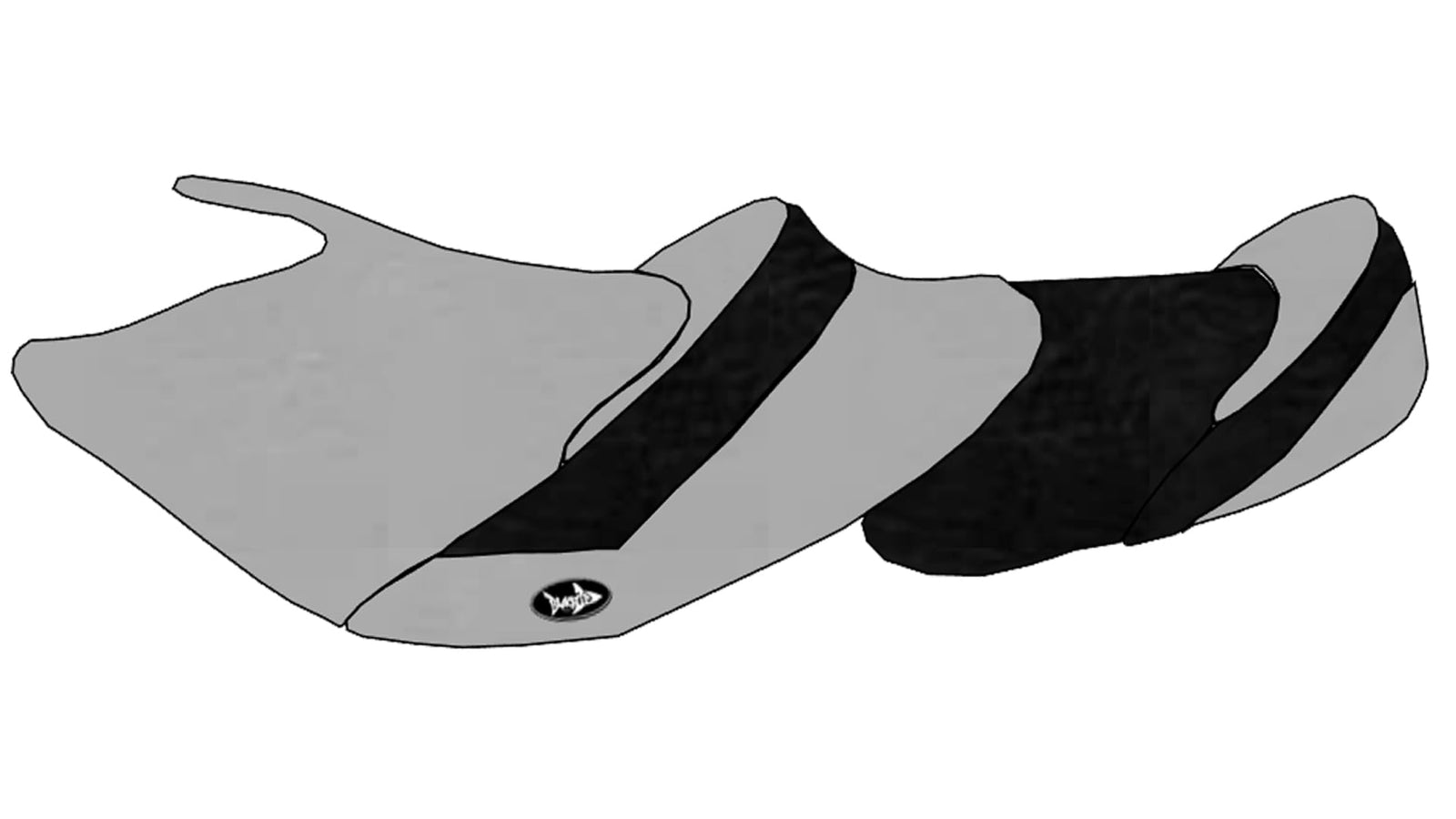 BlackTip Jetsports Seat Cover for Kawasaki Ultra 260 300 310 LX 2009-18 Cruiser