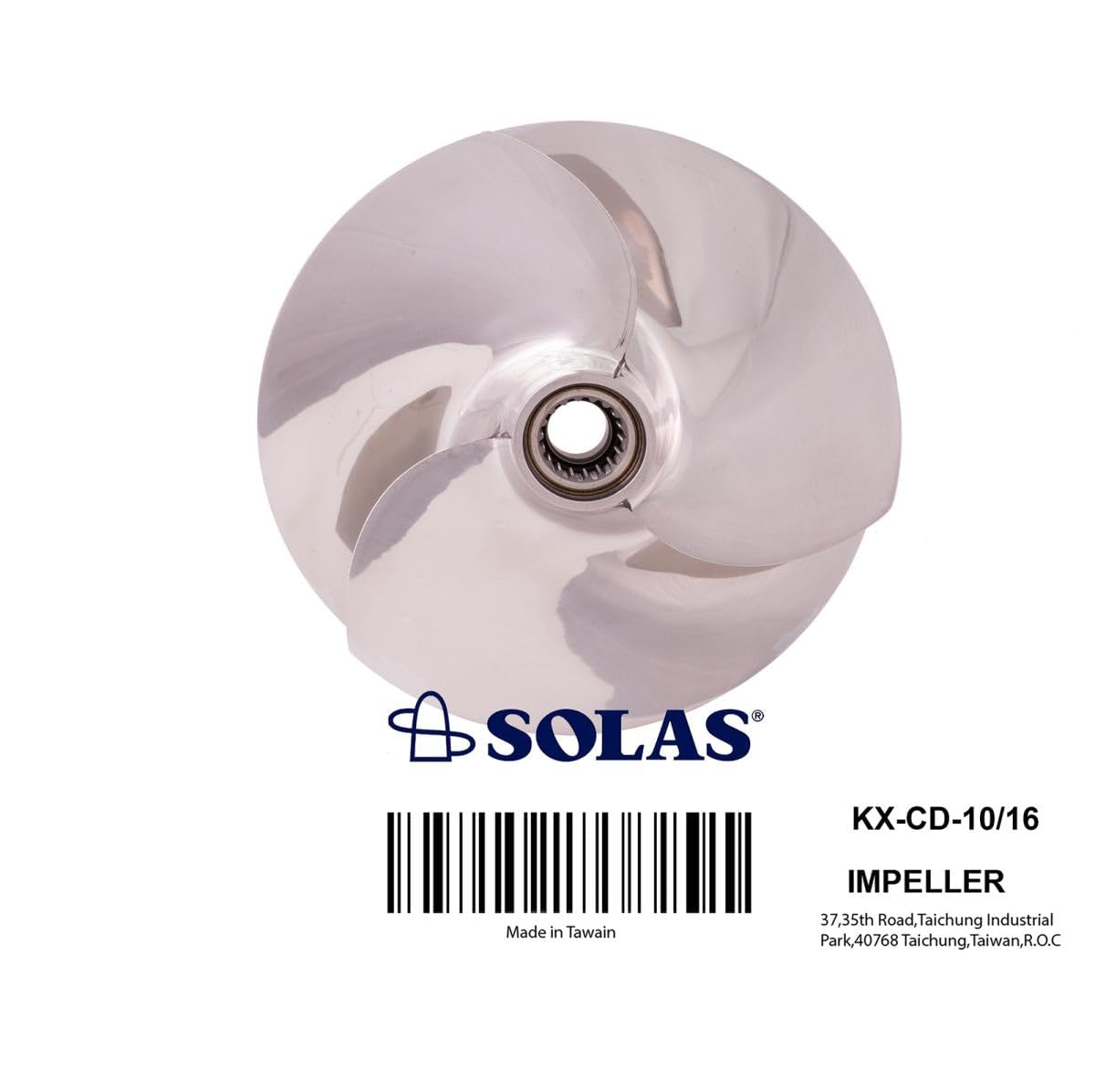 Solas Concord Series Impeller compatible with Kawasaki Ultra LX 2008-2015