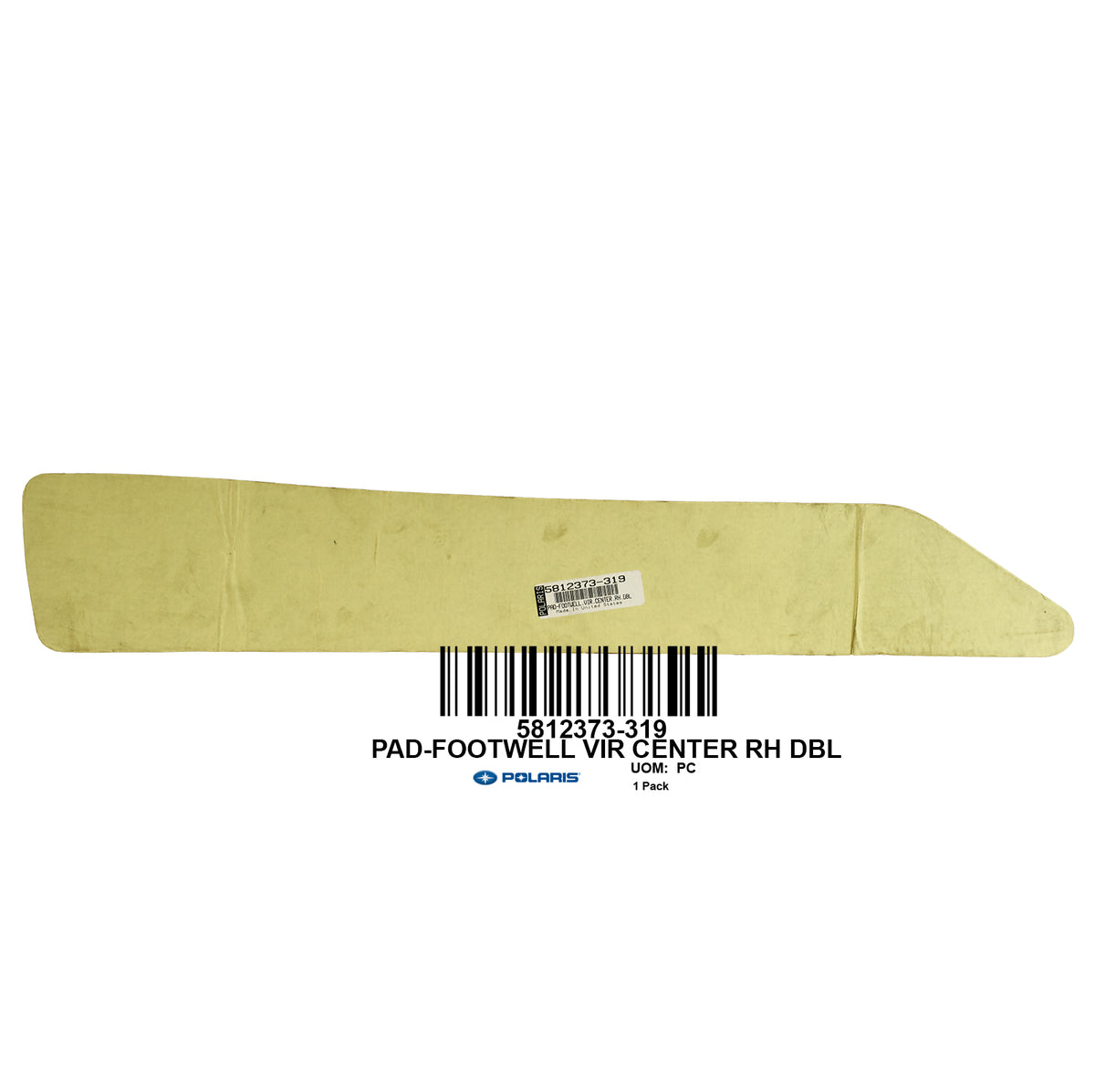 PADFOOTWELL VIR CENTER RH DBL