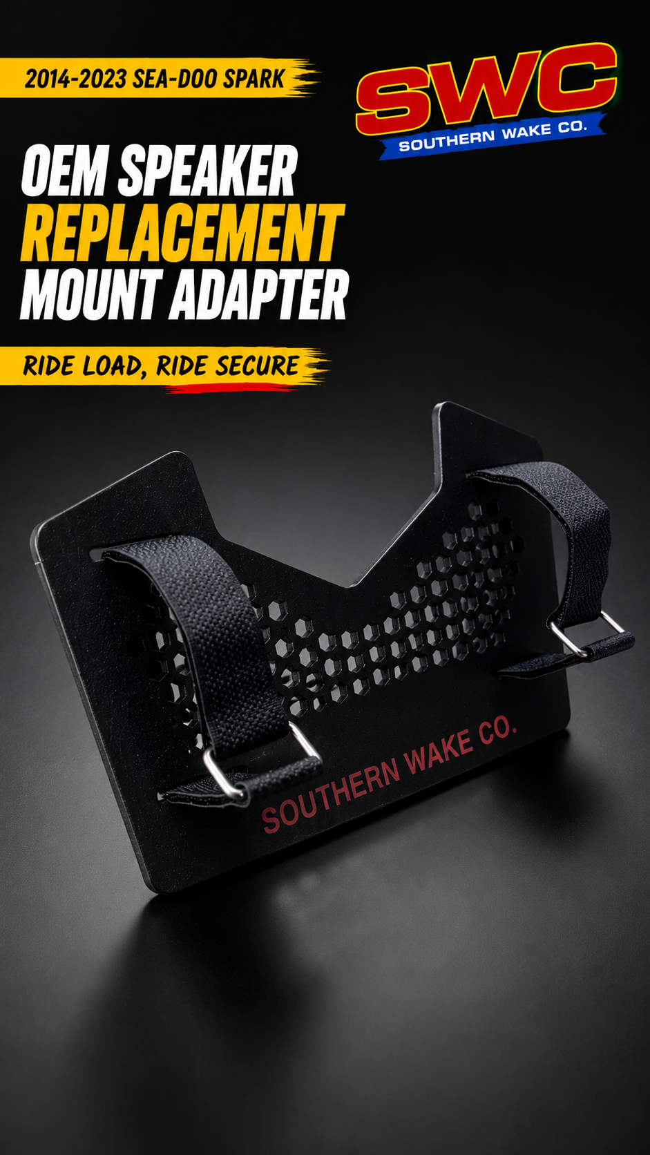 Sea-Doo Spark Portable Speaker Mount Adapter – 2014–2023