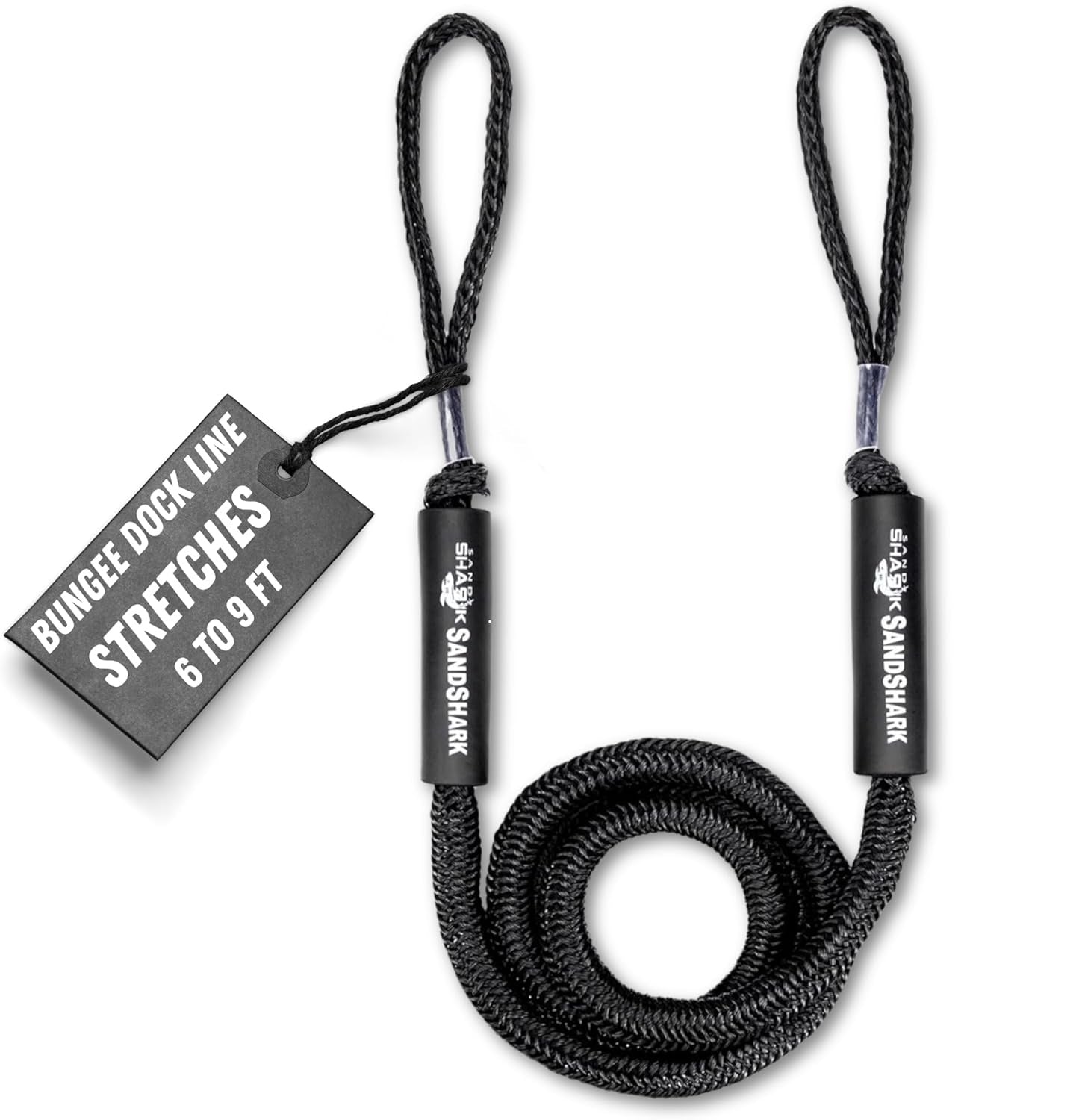 6-9 ft Bungee Dock Line  - The Ultimate Docking Solution for Your Watercraft