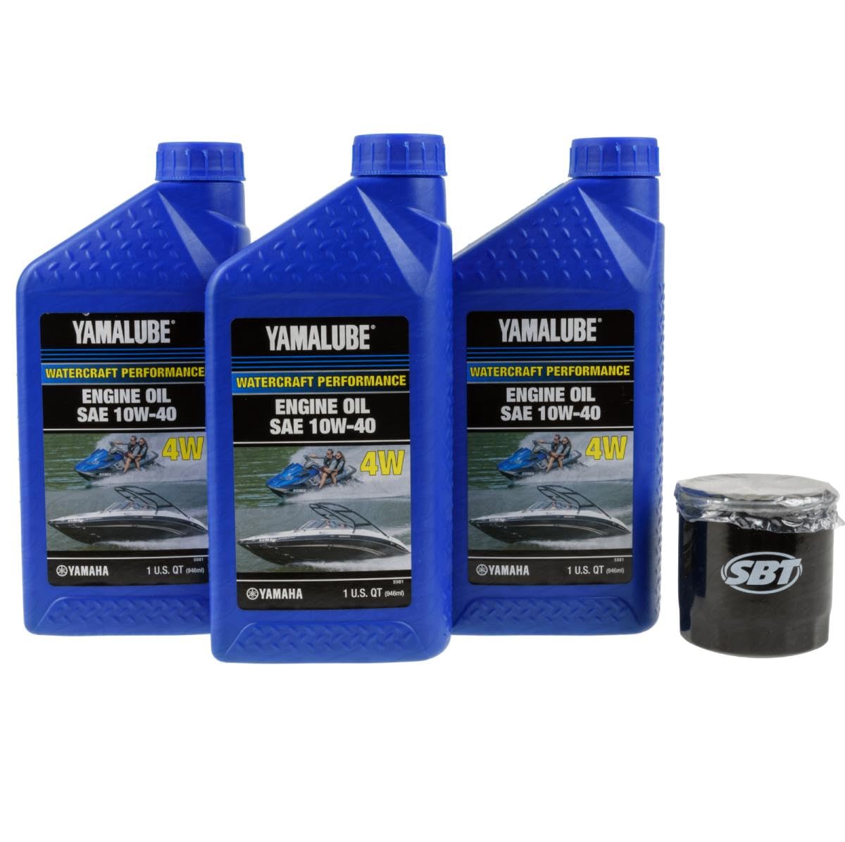 SBT 1.0 1.1L 4-Stroke Oil Change Kit w/o pump LUB-WTRCG-KT-00 Yamaha 1994-1911