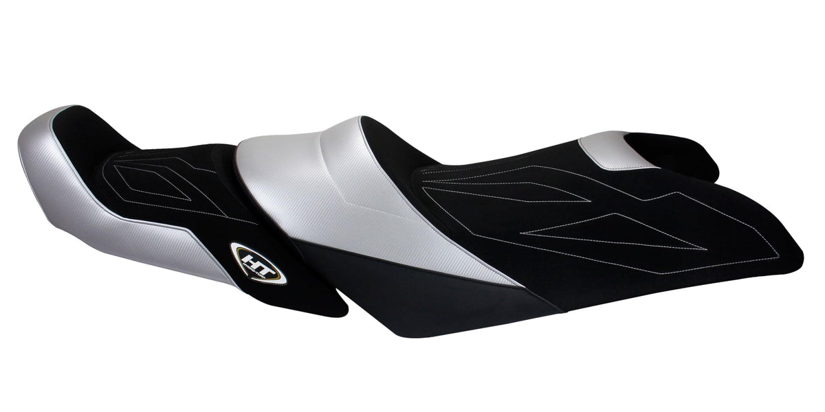Hydro-Turf Premier Seat Cover for Yamaha 15-20 VX Cruiser/VX (Black/Silver)