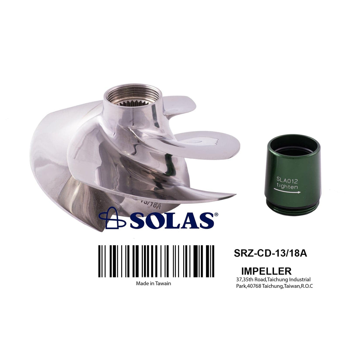 Solas Concord Series Impeller Sea-Doo RXT/Wake Pro/GTX/GTX iS 215 2009-2015