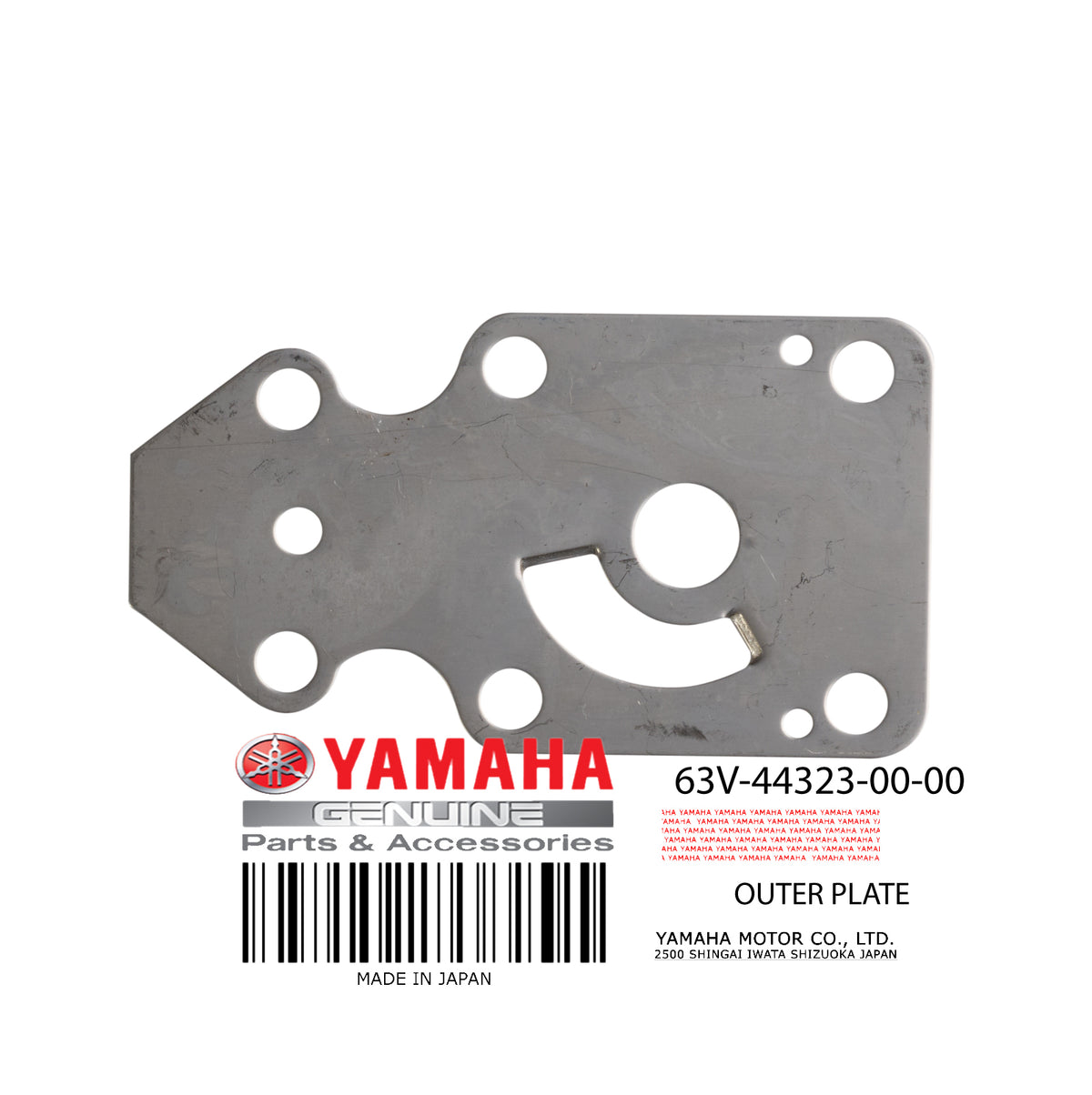 63V-44323-00-00 OUTER PLATE CART.