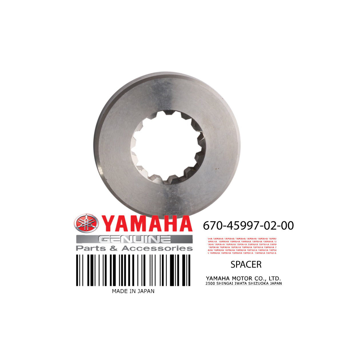 670-45997-02-00 SPACER