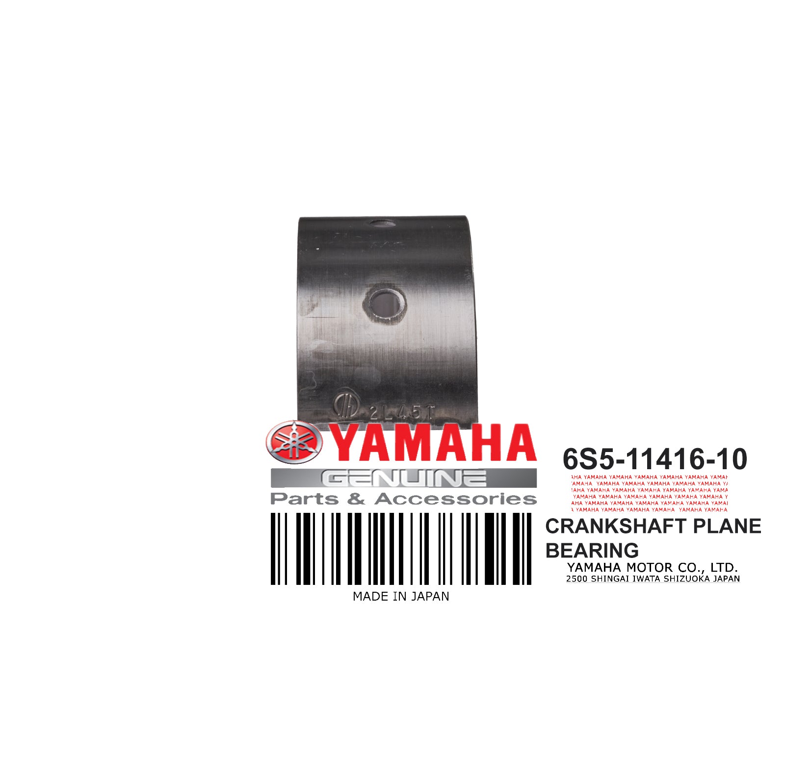 6S5-11416-10-00 PLANE BEARING - CRANKSHAFT 1
