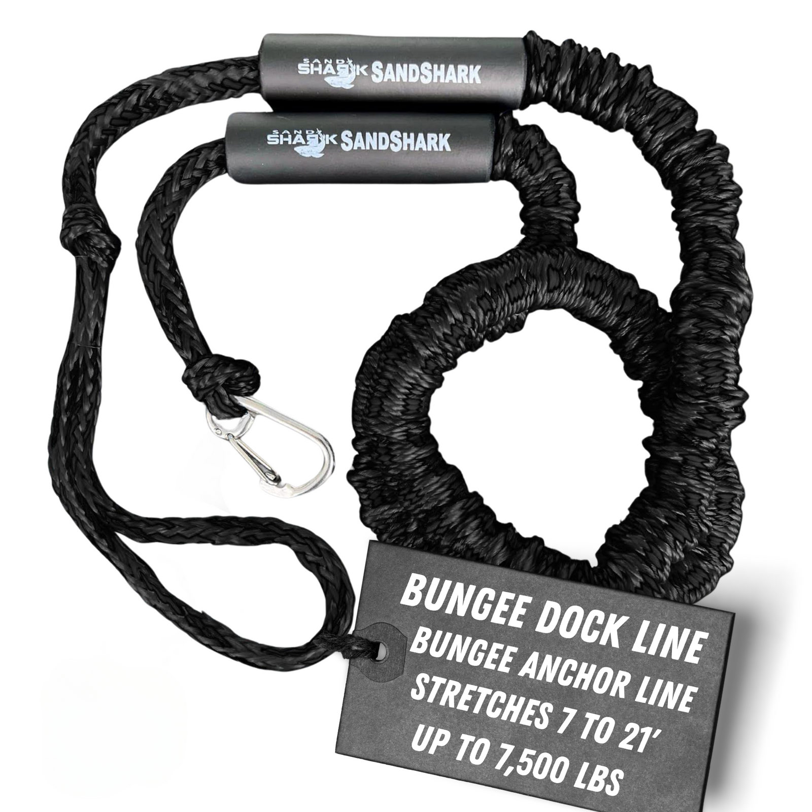 7-21 ft Heavy Duty Bungee Dock Line - The Ultimate Anchoring  Solution for Your Watercraft