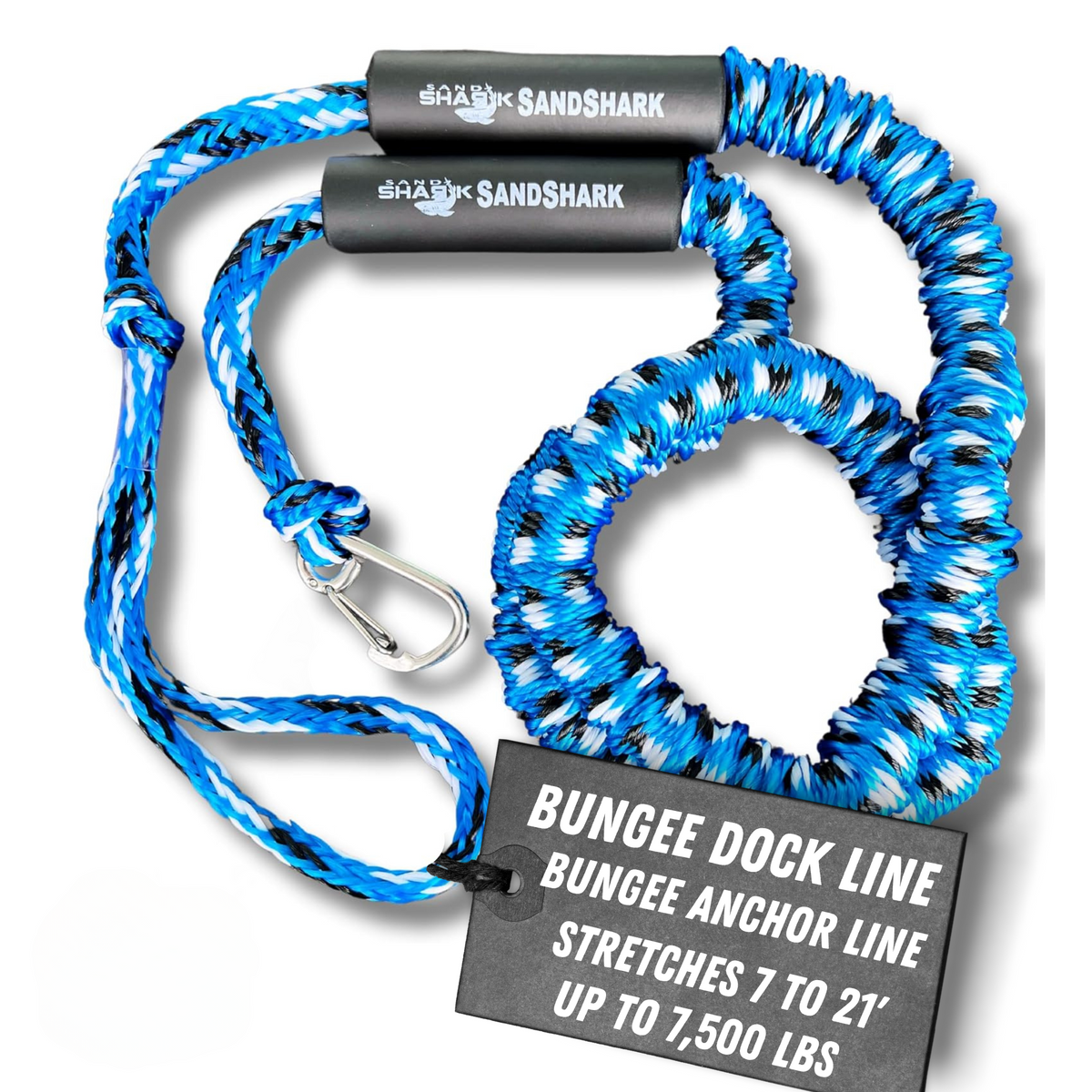 7-21 ft Heavy Duty Bungee Dock Line - The Ultimate Anchoring  Solution for Your Watercraft