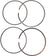 Piston Ring Set for Yamaha 6S5-11603-00-00 FX HO, FX Cruiser HO, FX SVHO, VXR, F