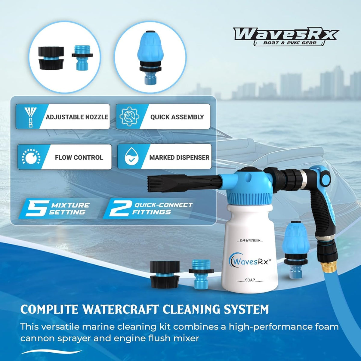 SOAP MIXER FOR BOAT AND PWC