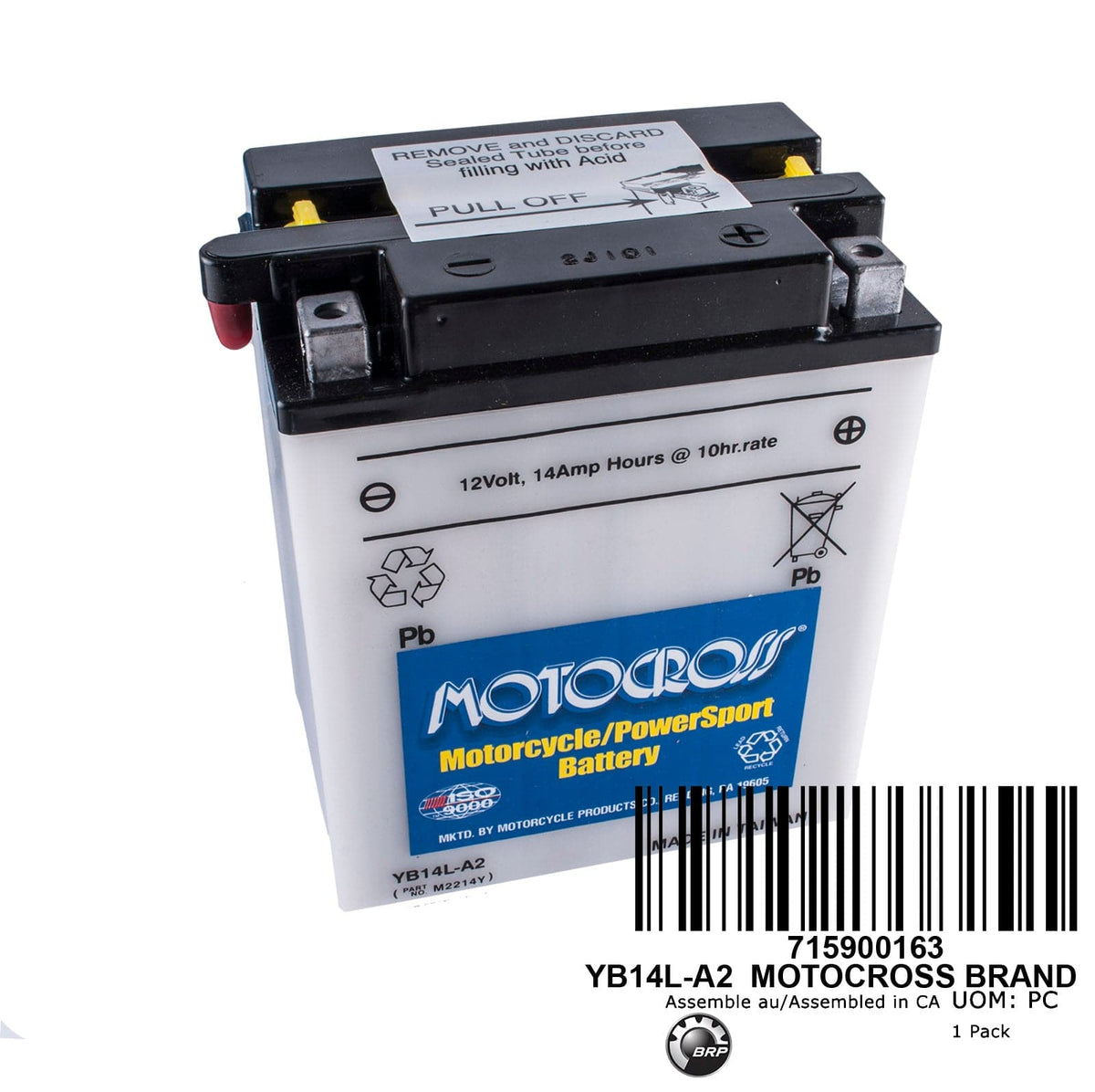 715900163 YB14L-A2 MOTOCROSS TO BRAND
