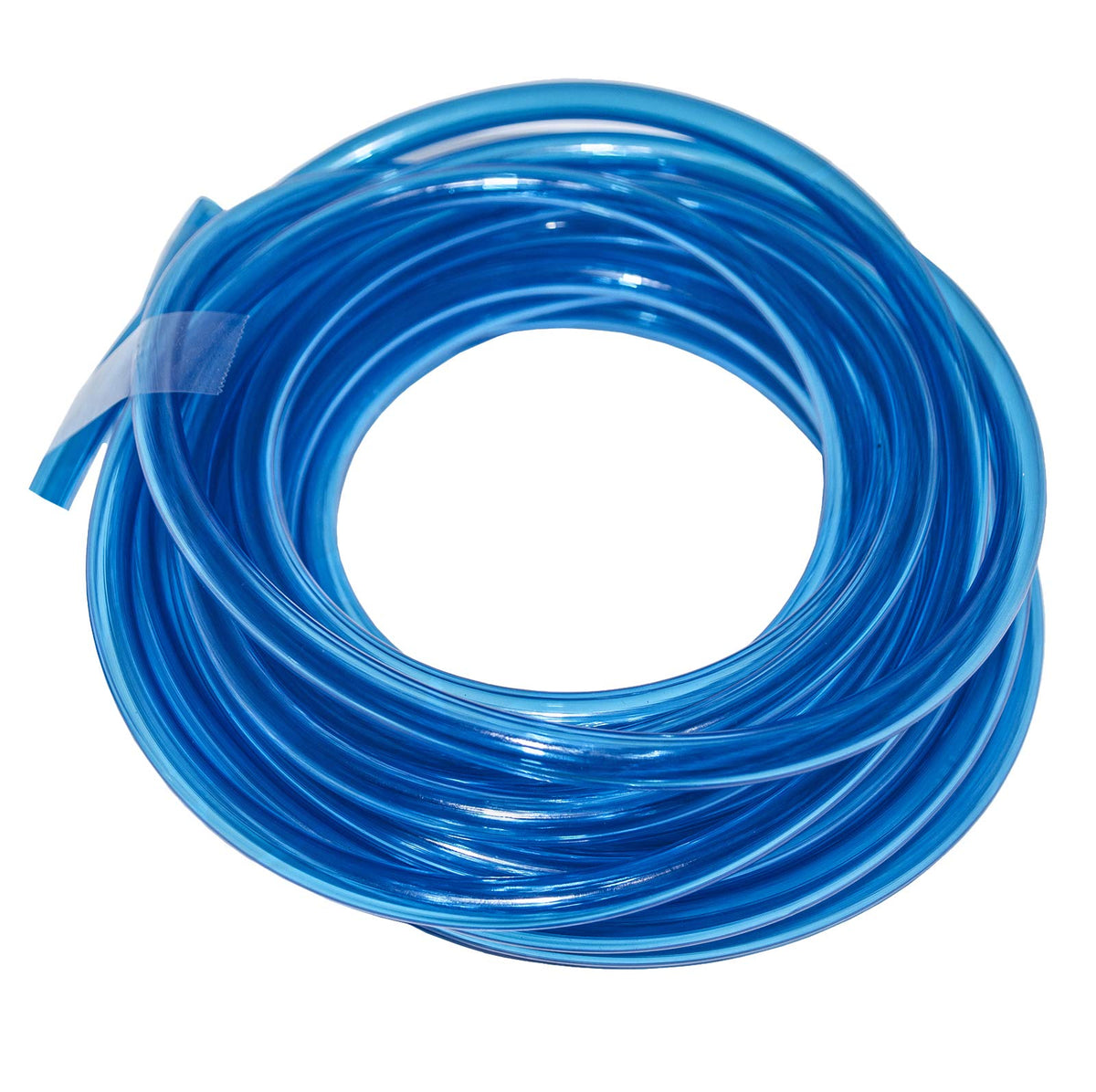 Fuel Line 25&#39; 1/4&quot; Clear Blue