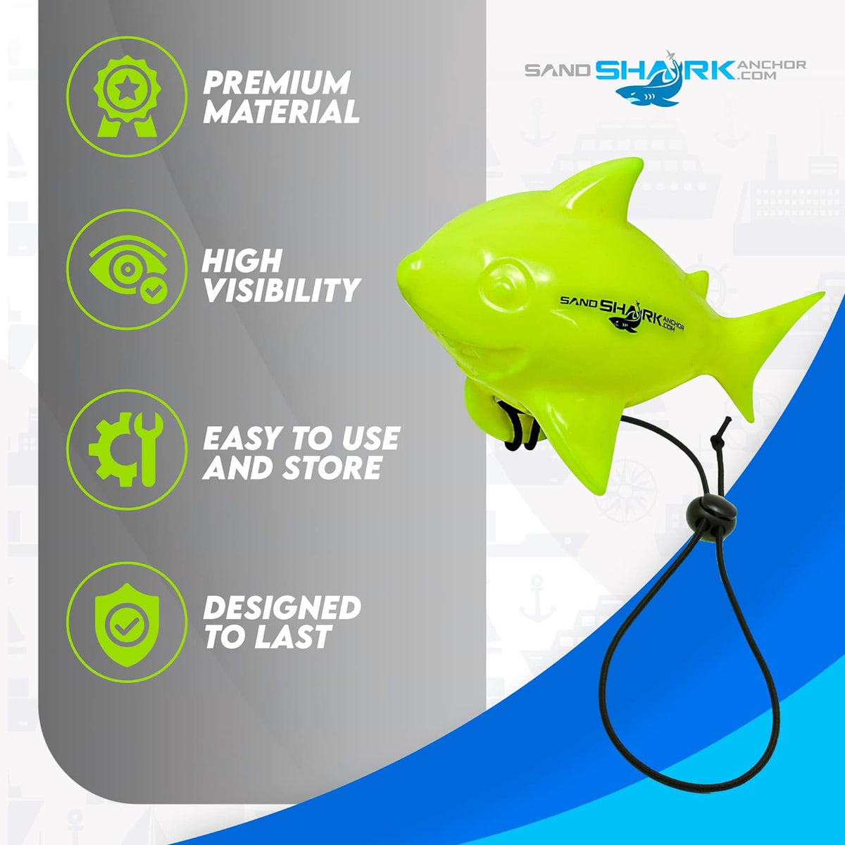 SandShark Marker Buoy – Essential For Anchor Safety &amp; Visibility