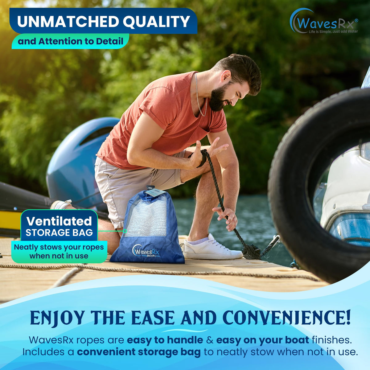 1/2” X 20’ PREMIUM DOCK LINE