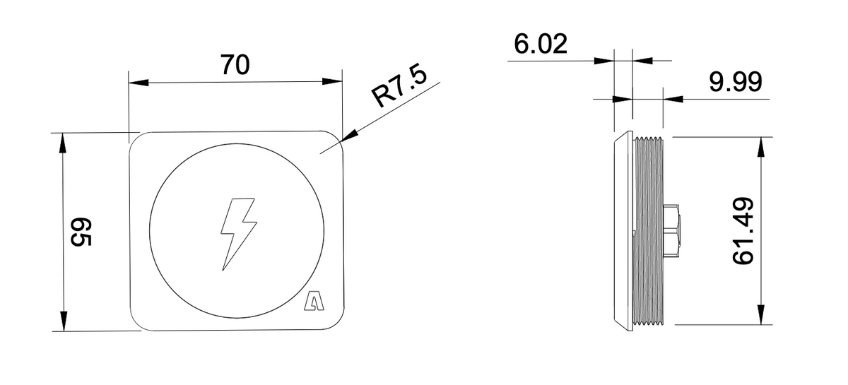AquaAmp 800 Series Waterproof Wireless Phone Charger