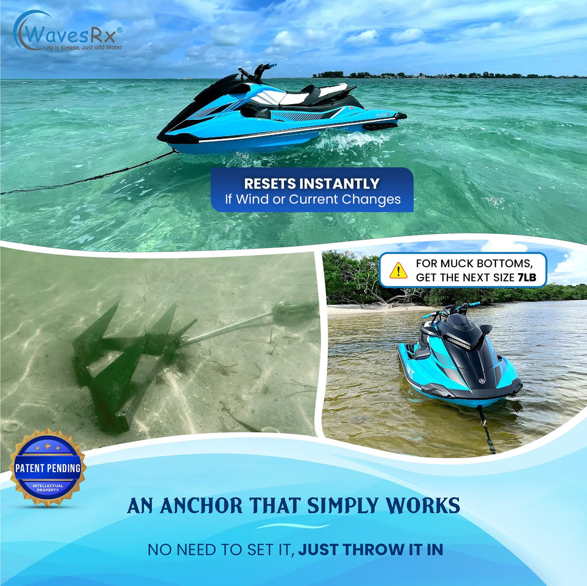 5LB FOLDING TRIANCHOR