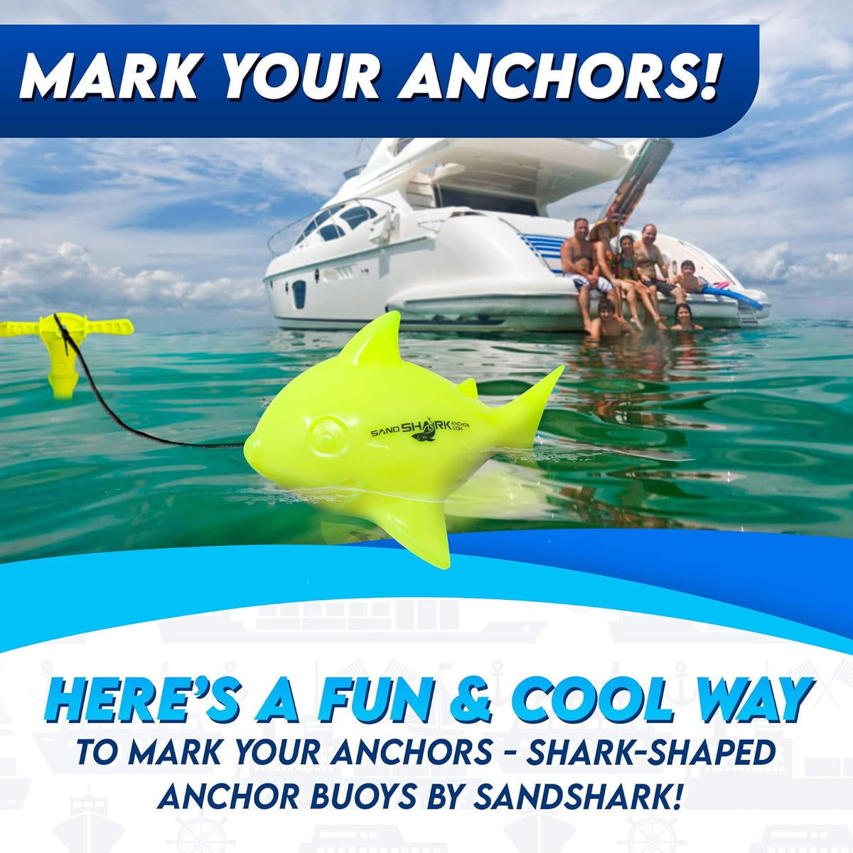 SandShark Marker Buoy – Essential For Anchor Safety &amp; Visibility