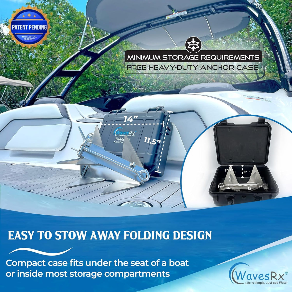 7LB FOLDING TRIANCHOR