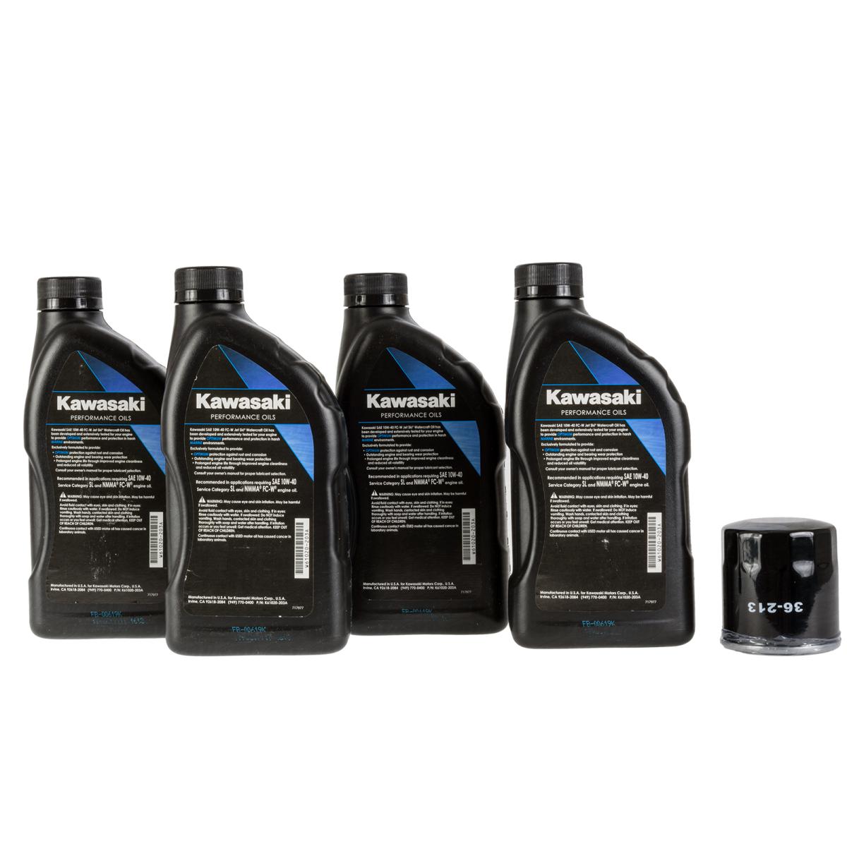 Kawasaki 12F 15F Engines Oil Change Kit without extraction pump