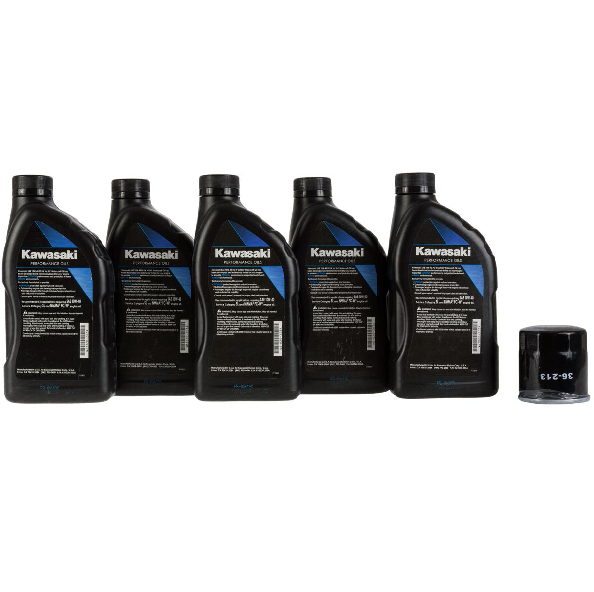 Kawasaki 250 260 300 310 4-Stroke Motors Oil Change Kit without extraction pump