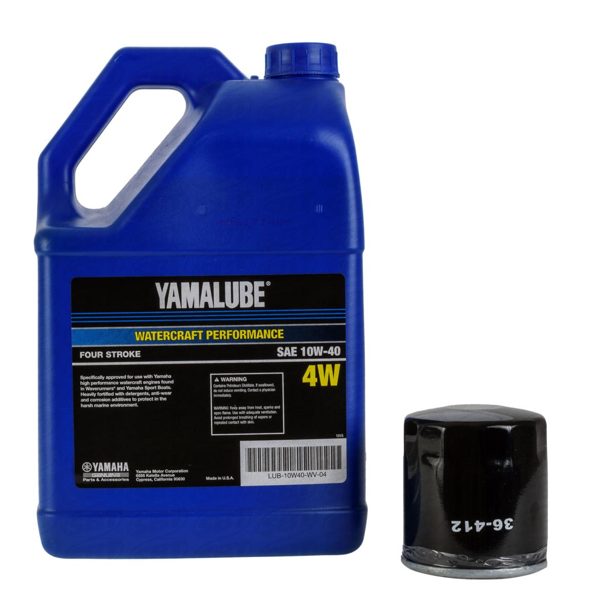 Yamaha 1.8L LUB-WTRCG-KT-10 Oil Change Kit without extraction pump