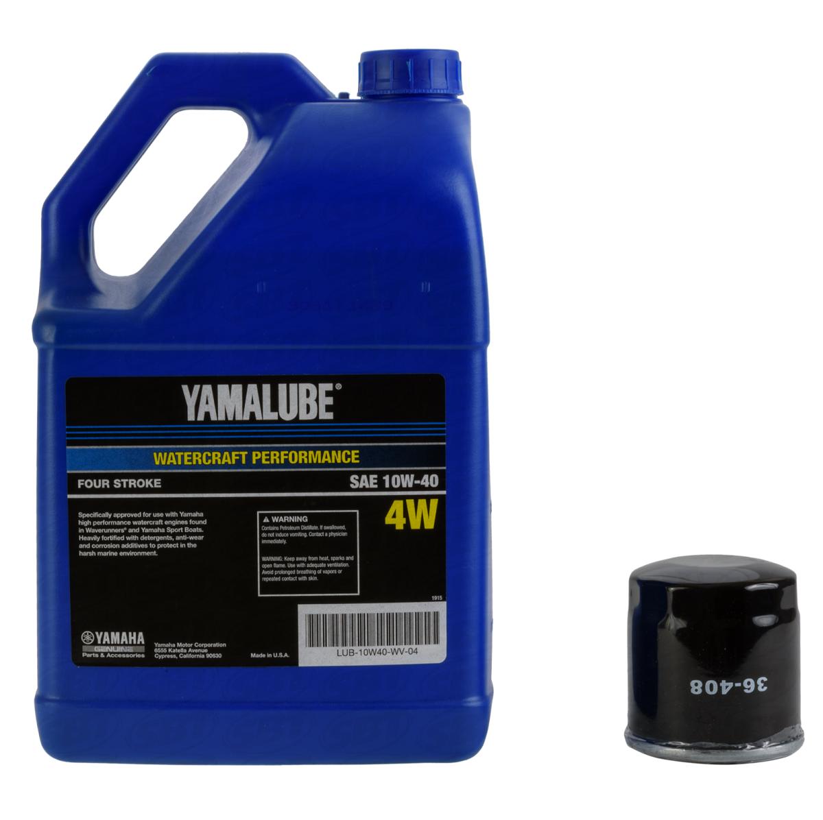 Oil Change Kit for Yamaha 3 Cylinder TR1 Engines (1050) without extraction pump