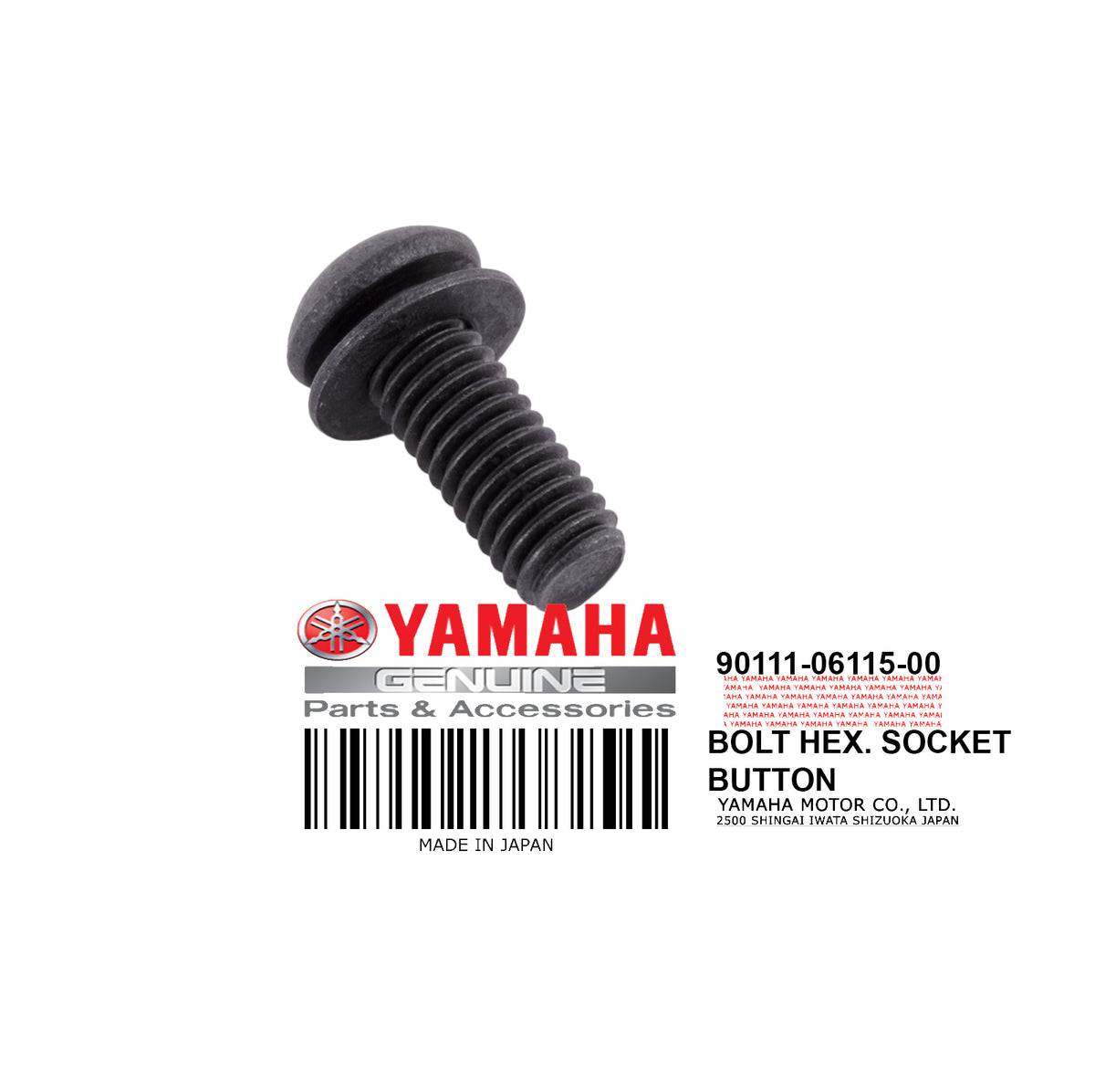 90111-06115-00 BOLT HEX. SOCKET BUT
