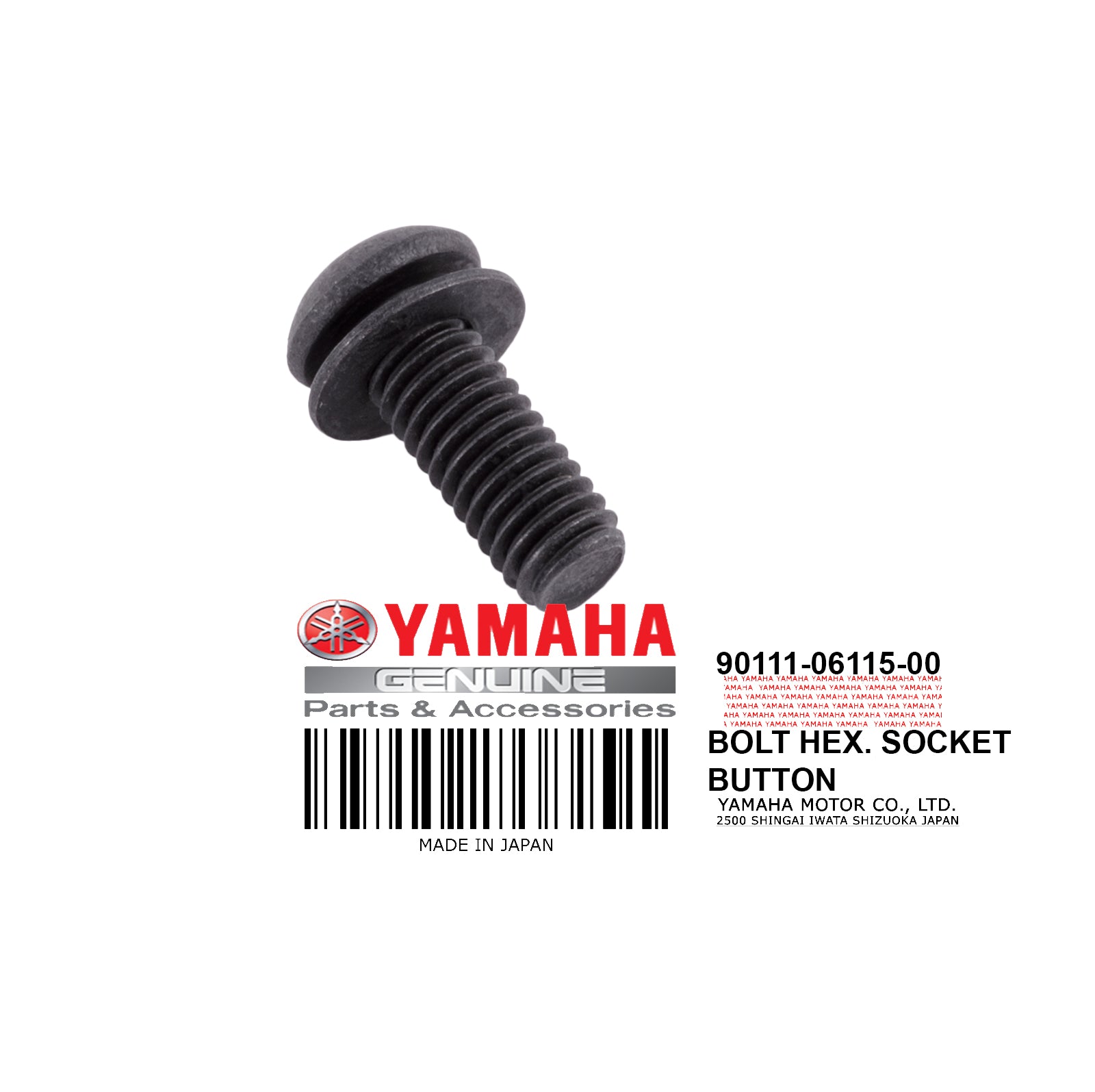 90111-06115-00 BOLT HEX. SOCKET BUT