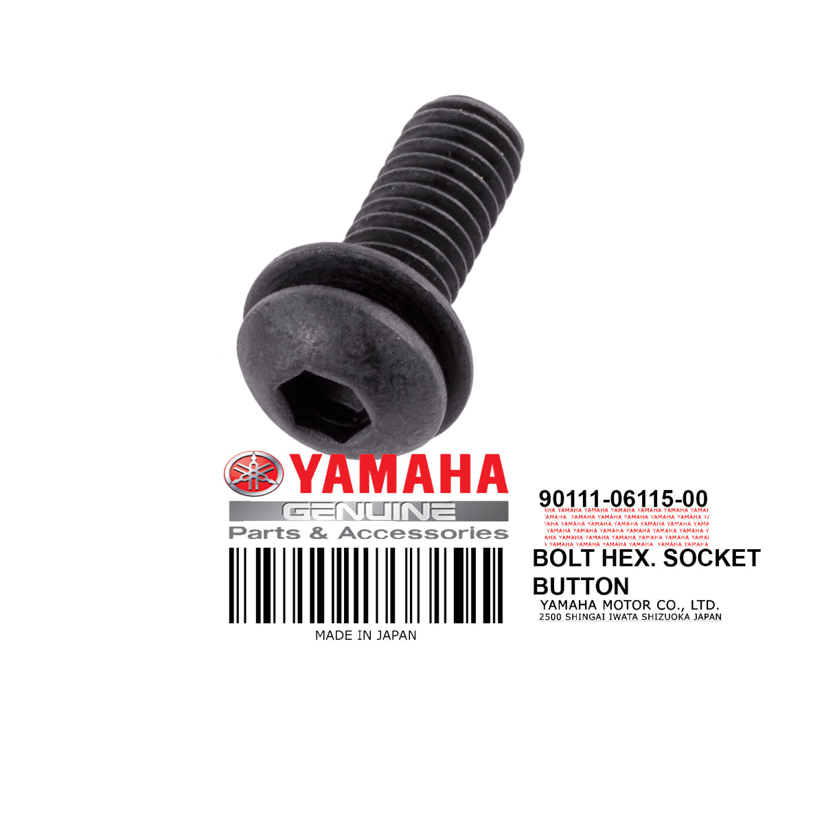 90111-06115-00 BOLT HEX. SOCKET BUT