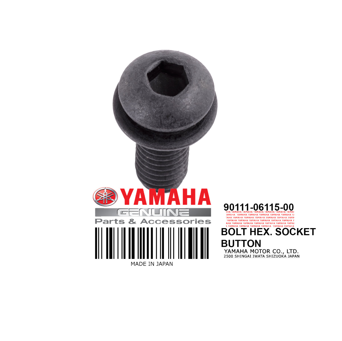 90111-06115-00 BOLT HEX. SOCKET BUT