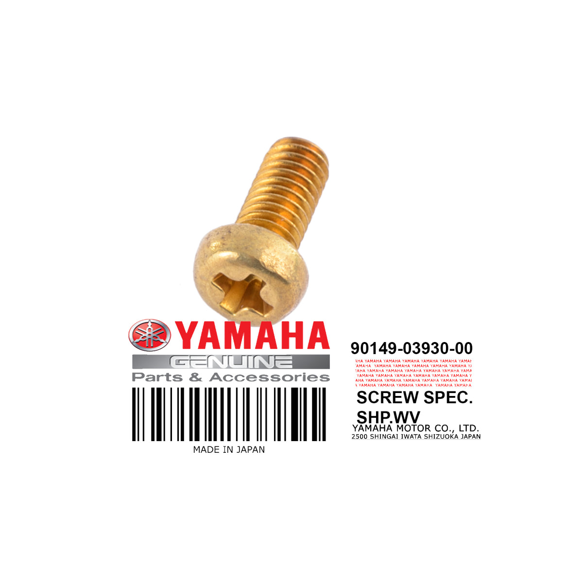 90149-03930-00 SCREW SPEC. SHP.WV
