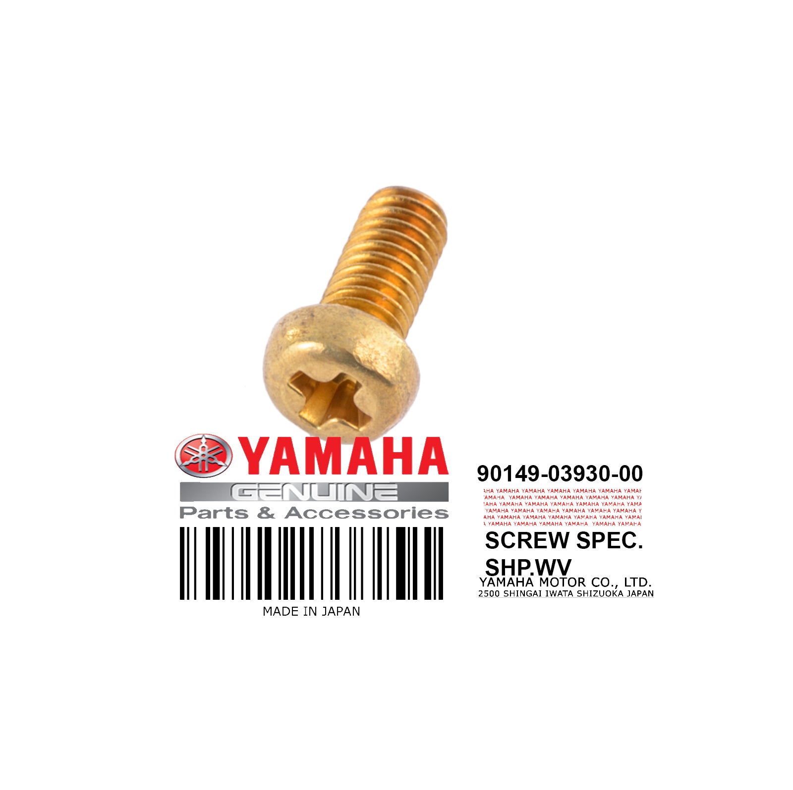 90149-03930-00 SCREW SPEC. SHP.WV